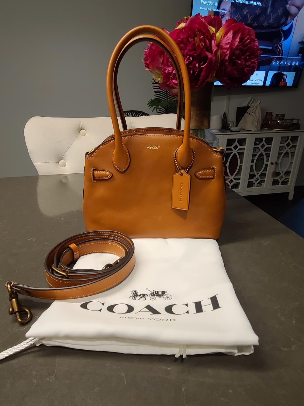 Coach Empire 21 TOFFEE COLOR SOLD OUT